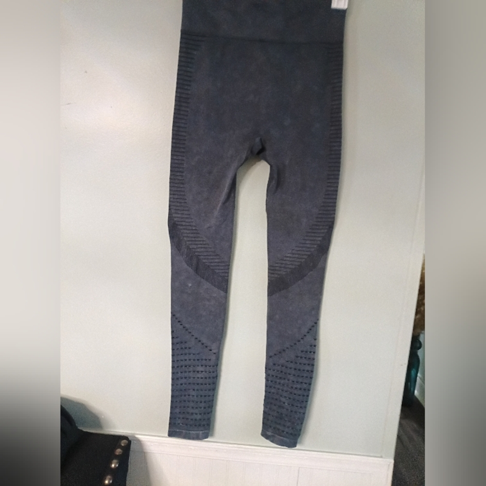 Mono B Charcoal Gray Seamless High-Waist Leggings